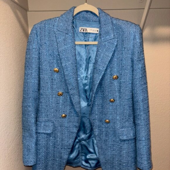 Zara Jackets & Blazers - Light Blue blazer